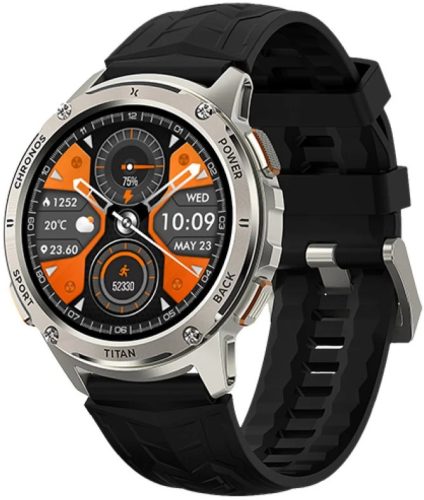 Maxcom FW110 Kronos Titan pametni sat srebrni