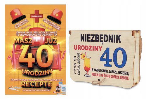  ESSENTIAL KUTIJA I KARTICA S RECEPTOM ZA 40. ROĐENDAN SUPRUGE SMIJEŠNI DAR
