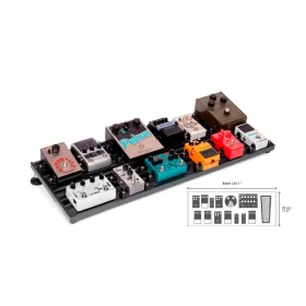 Pedala za gitare Aclam L2 s pedalboardom i dodatnom opremom
