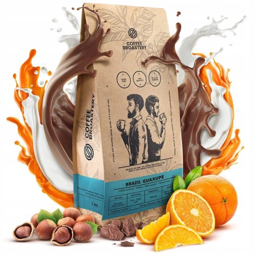  Kava u zrnu Arabica Coffee Broastery Brazil Guaxupe 1kg 100% Arabica 1000 g