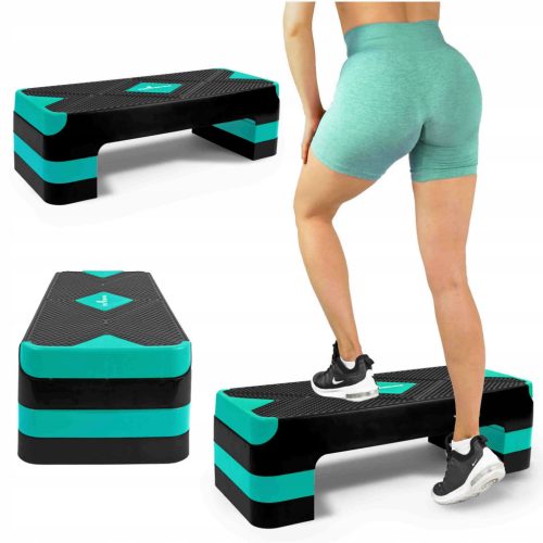 Step Aerobik Fitness Step Pretorians za Kardio Trening 3 Stupnja