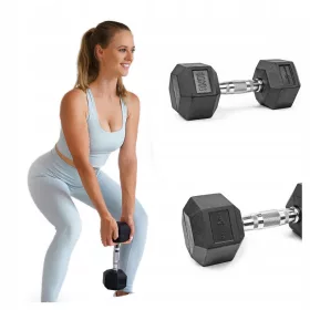  Pretorians obložene/gumirane fiksne bučice 1x 10 kg