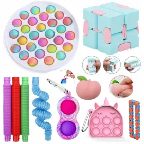 FIDGET IGRAČKA SET 10 SENSORYČNIH ZABAVA