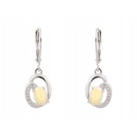 Prekrasne srebrne naušnice s opalom