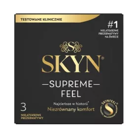 SKYN Supreme Feel kondomi bez lateksa, 3 kom