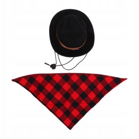   Cowboy šešir i šal za pse, kostim za Noć vještica i igru uloga