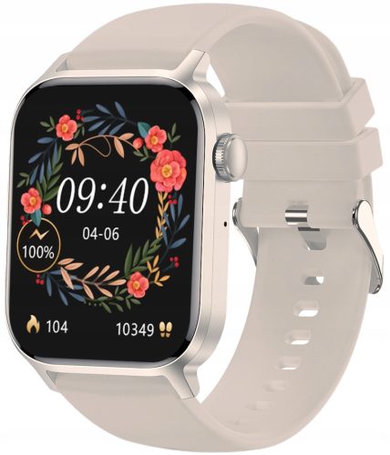 Kiano Watch GO 1.91" AMOLED Pametni sat vodootporan IP68 230mAh bež