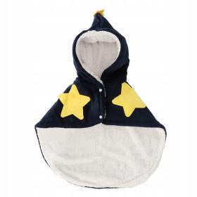   Kaputić s kapuljačom od flanela za kućne ljubimce, idealan za Noć vještica i svakodnevno nošenje. Izrađen od visokokvalitetnog flanela s mekom unutarnjom podstavom, ovaj kaputić pruža udobnost i topli