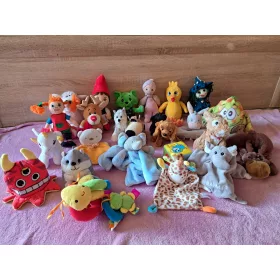   Zbirka od 25 plišanih igračaka, medvjed, zec, pas, jednorog, miš Z42
