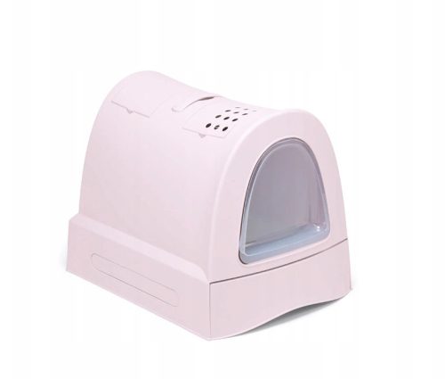 Zatvorena kutija za mačku, ZUMA Litter Box, ROZA, MODERNA