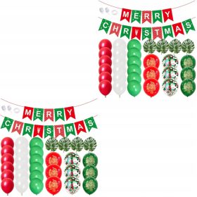  2 KOMPLETA BOŽIĆNIH GIRLANDA OD LATEX BALONA