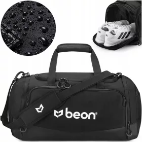 FITNESS TORBA Beon SB5040 Black 40L Premium za teretanu