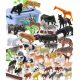 FIGURKI ZA ŽIVOTINJE VELIKI SET ZWIERZĄTKA DOMAĆE DIVLJE ZOO SAFARI FARMA 58 el