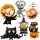 HALLOWEEN BALONI SET - 6x PARTY BALONA MAČKA KOSTUR BUNDEVA ŠIŠIŠM