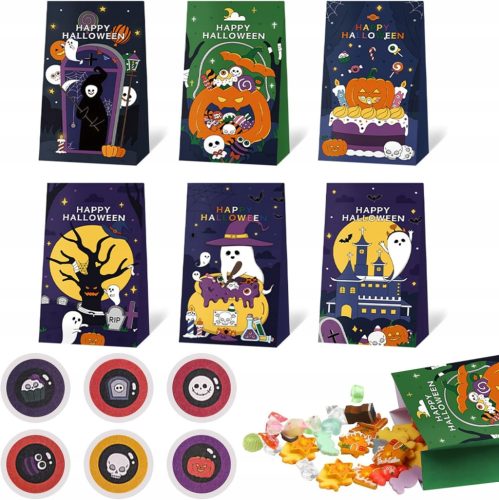  AN CANDY PAPIRNATA VREĆICA 6x SET PAPIRNATE VREĆICE ZA NOĆ VJEŠTICA