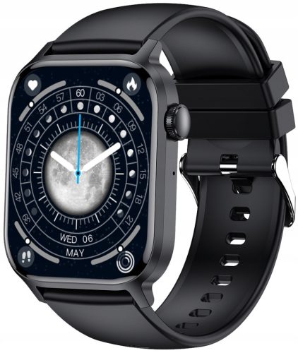Pametni sat Kiano Watch Go AMOLED 1.91" Vodootporan 230 mAh 128 mb Crni