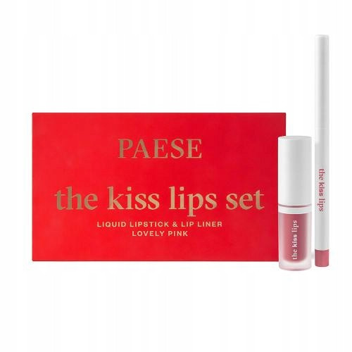 PAESE The Kiss Lips Set Lovely Pink