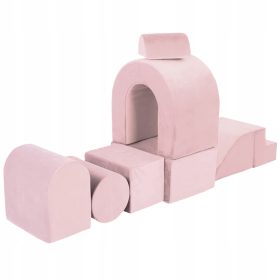    Pjenasto igralište za djecu Teddy Bear Pink Dry Staza s preprekama za djecu