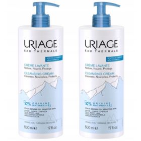   2x Uriage Eau Thermale Očišćujući Krem za Lice 500 ml - Idealno za Cijelu Obitelj