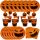  Veliki set tanjuri, šalice, salvete, slamke, Halloween Pumpkin, 40 kom