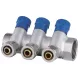  PEX razdjelnik 16×2 mm 3 kruga | 1" | Mesing | X-HOME