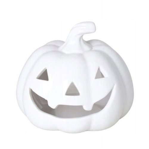  PUMPKIN KERAMIČKI STALAK ZA SVIJEĆE, BIJELI