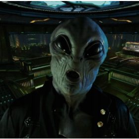 Halloweenova svemirska maska vanzemaljaca za Noć vještica