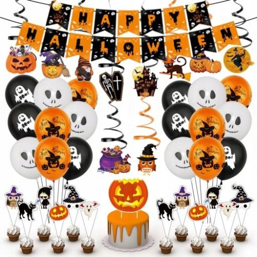  Halloween ukrasi balonski ukrasi 54 KOM