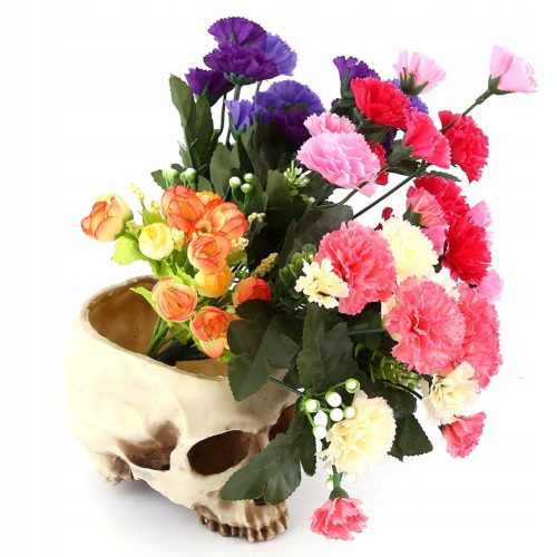  RESIN SKULL HEAD POT POSUDA ZA CVIJEĆE