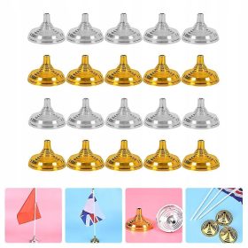    Minijaturni stalci za zastave, 20 kom. Izdržljivi stolni ukrasi za ured