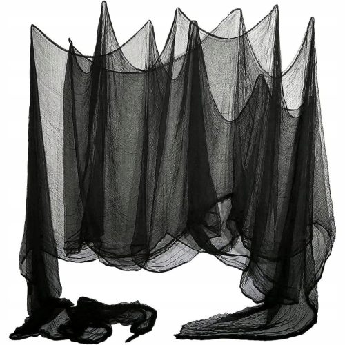 BLACK HALLOWEEN SCARY NET VRTNA DEKORACIJA VANJSKA 215 X 500