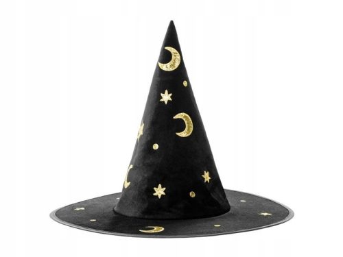 Vještičji šešir crne boje za Halloween, PartyDeco