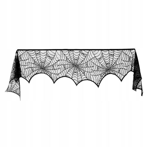  Tkanina za kamin Halloween Spider Web, materijal: poliesterska čipka