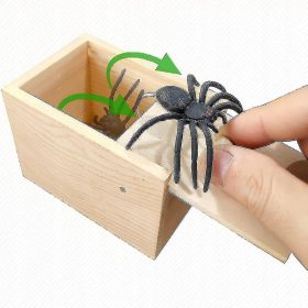  Prank Spider Surprise Box Gumeni pauk za plašenje i šalu