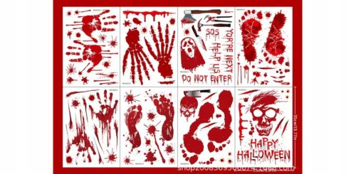 72 kom Halloween naljepnica za prozor Naljepnica za prozor