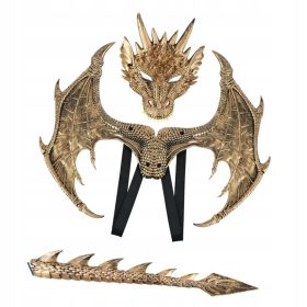   Krila zmaja Kostim za Djecu | Kostim s krilima za Glumačku Igru Halloween

Ovaj dragulj od kostima za djecu će pretvoriti vaše mališane u pravog zmaja! Sa setom skrivenih skrila, maskom i repom dinosa