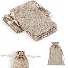  30 kom lanene poklon vrećice 10x14cm