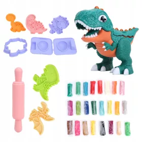    Dječja igračka dinosaur od plastelina u 24 boje DIY Kalup od blata Glina za modeliranje djeteta Bi