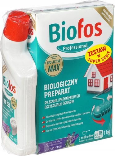 Zestaw za održavanje septičke jame i pročistača Inco Group 1 l 1 kg