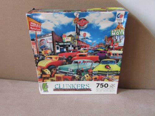  Puzzle auto, 750 dijelova, Clunkers iz SAD-a, 46x61 cm