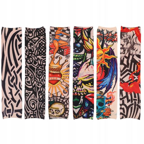 6pcs Tattoos krema za sunčanje rukav za ruke za