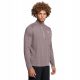  Muške Under Armour UA Tech teksturirane 1/2 Zip duge rukave za trening - smeđe