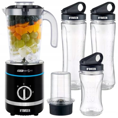  N'OVEEN SB2000 blender sa šalicom od 500 W, crni