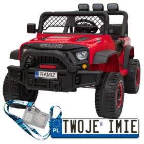    GEOLAND POWER TERENSKI AUTOMOBIL ZA 2 DJECE DALJINSKI UPRAVLJAČ 2X200W RADIO MP3 LED