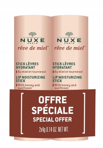 Nuxe Reve de Miel Balzam za Usne Dvostruki Paket 2x4g