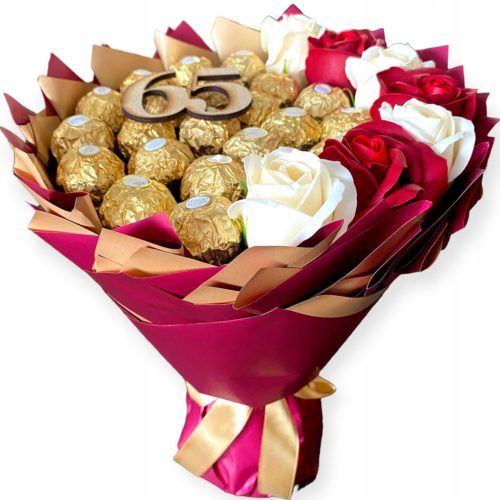  Slatki Ferrero buket za rođendan 40 45 50 55 60 65 70 75 Odlazak u mirovinu + natpis