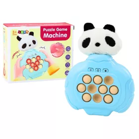 SENZORIČNA ARKADA PLIŠANA KONZOLA PANDA NA BATERIJE PLAVA