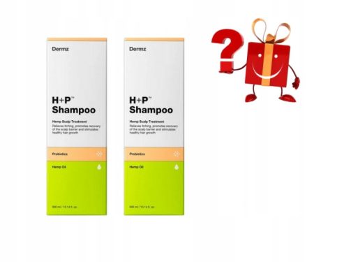 Set od 2 H+P konopnih šampona s CBD i probioticima 300ml + GRATIS iznenađenje
