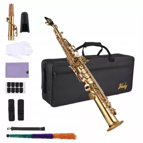  Straight beats sopran saksofon brass saxophone Bb B gold