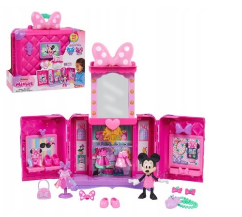 MINNIE MOUSE LUKSUZNA ORMARIĆ KUĆICA S FIGURICOM I ZVUČNOM TOALETNOM STOLIĆEM